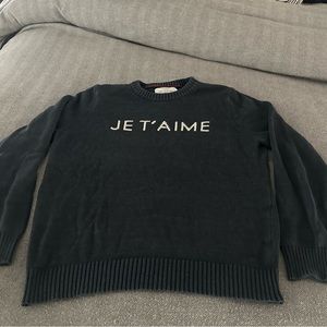 Travata by Birds of Paradise classic crew-neck sweater with french attitude